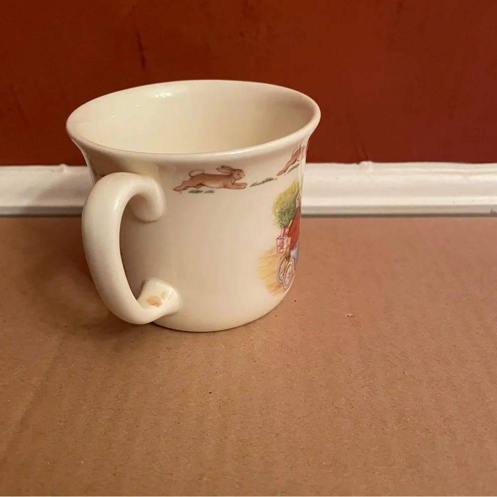 Vintage Royal Doulton “Bunnykins” Children's Double Handle Mug, 1988